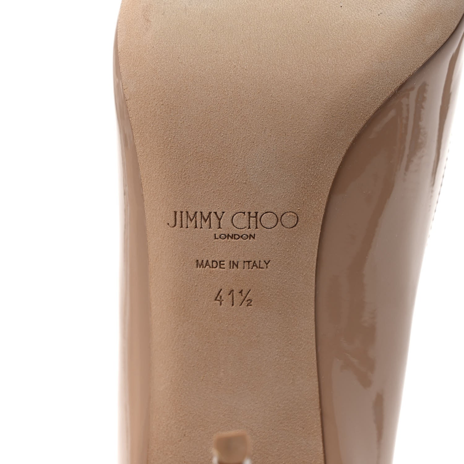 Jimmy Choo Patent Agnes 85 Pumps 41.5 Powder Pink 6 of 8