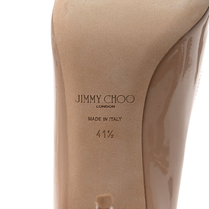 Jimmy Choo Patent Agnes 85 Pumps 41.5 Powder Pink 6 of 8