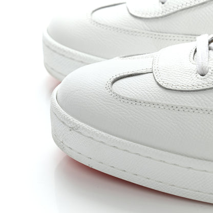 Hermes Epsom Womens Boomerang Sneakers 41 White 7 of 11