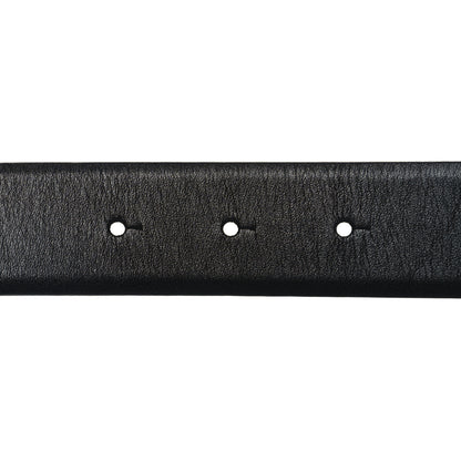 Chanel Lambskin Pearl Crystal CC Belt 90 36 Black 3 of 7