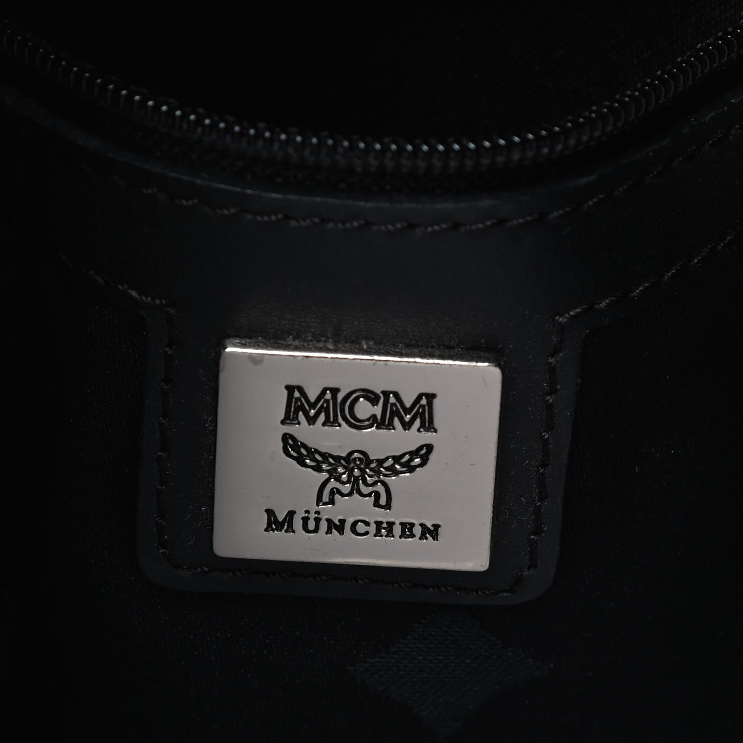 MCM Visetos Essential Drawstring Bucket Bag Black 7 of 15