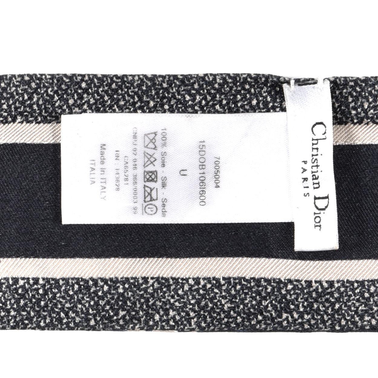 Silk Oblique Mitzah Scarf Blue