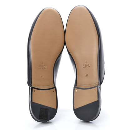 Gucci Calfskin Flower Embroidered Princetown Slippers 41 Black 5 of 10