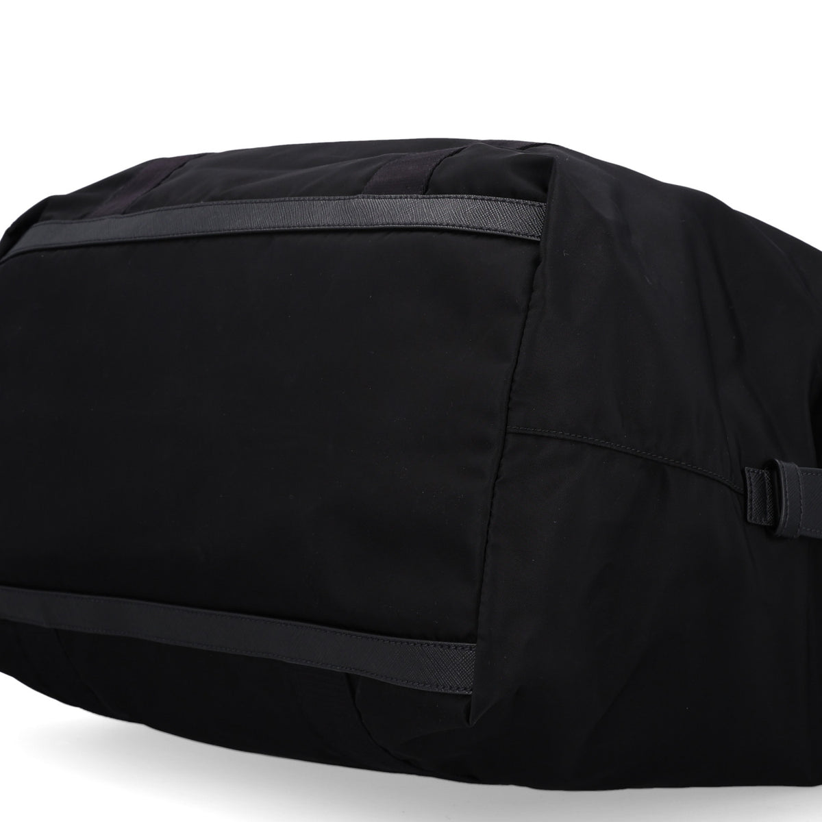 Re-Nylon Saffiano Duffle Bag Black