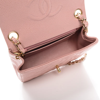 Chanel Caviar Quilted Mini Square Flap Pink 5 of 7
