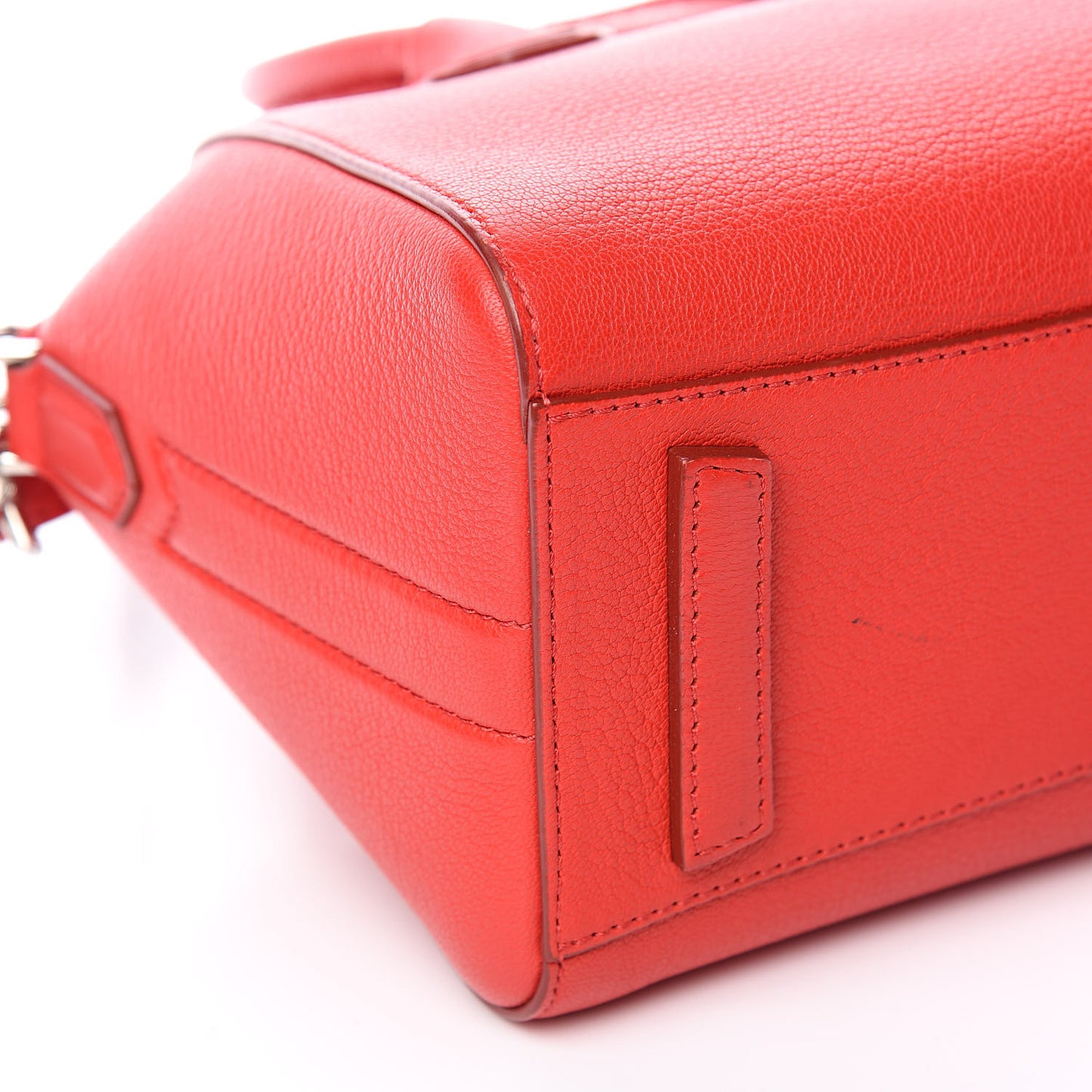 Sugar Goatskin Mini Antigona Medium Red