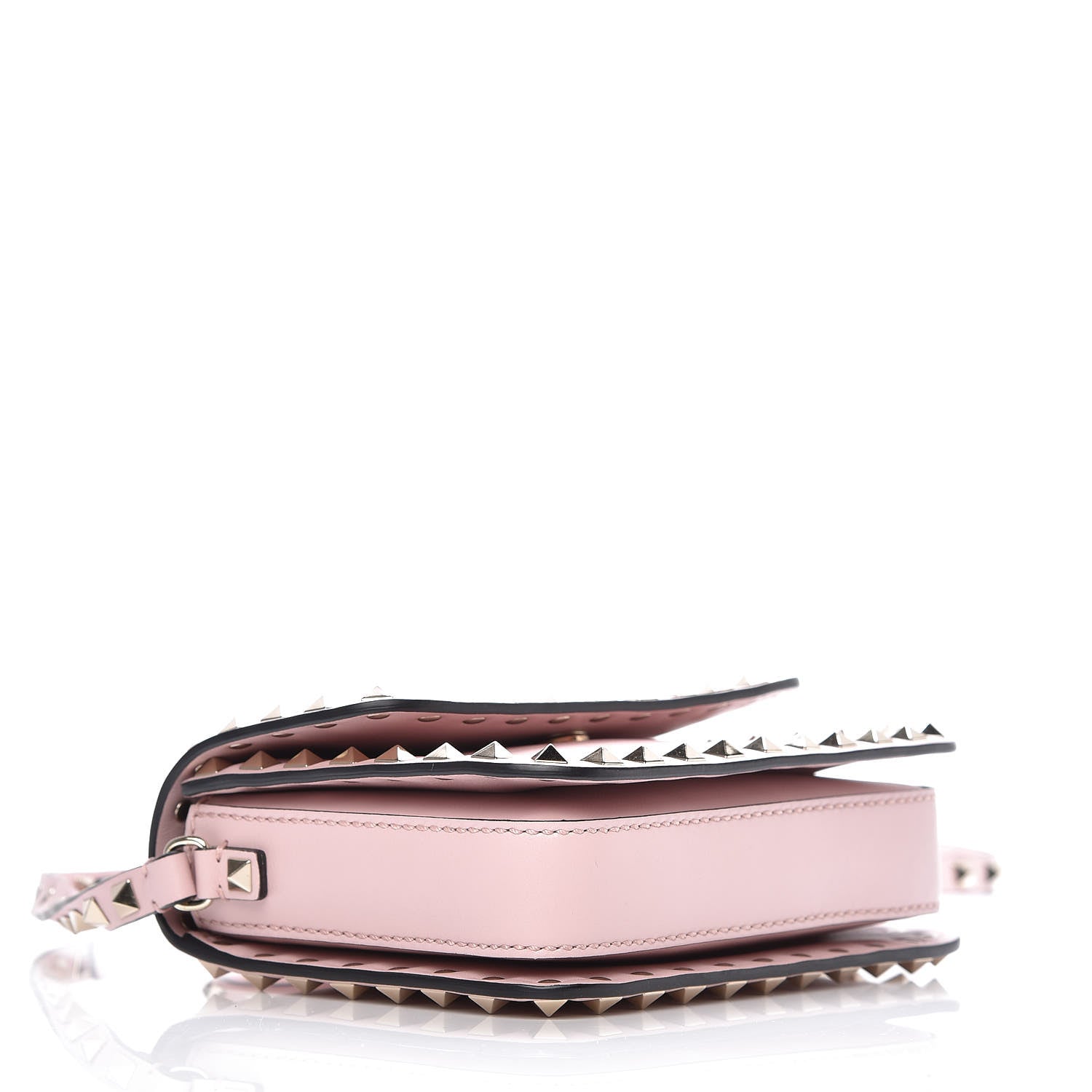Valentino Garavani Vitello Rockstud Flap Crossbody Bag Water Rose 4 of 9