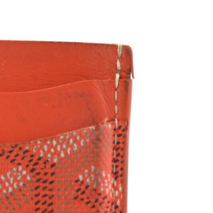 Goyard Goyardine Saint Sulpice Card Holder Orange 11 of 13