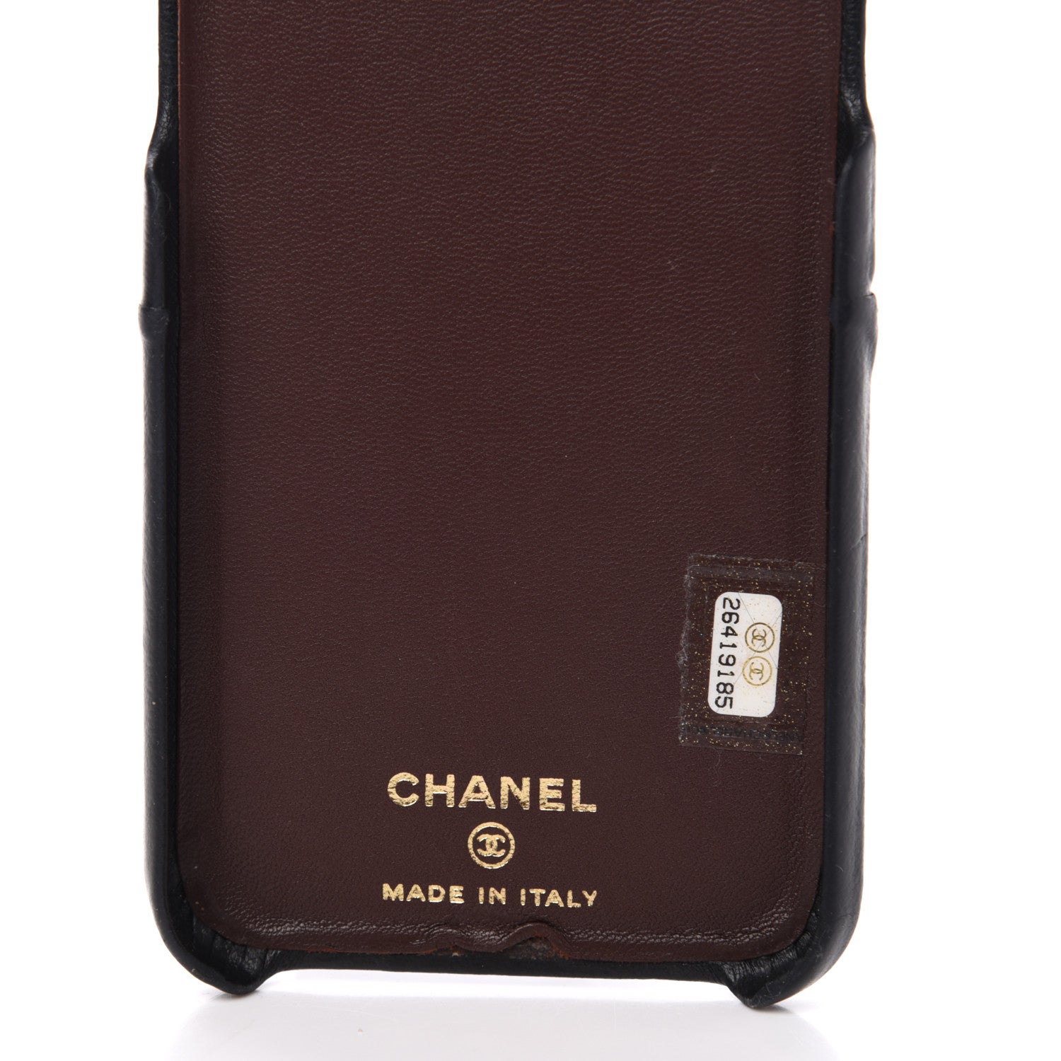 Chanel Lambskin Quilted iPhone X Case Black 4 of 7