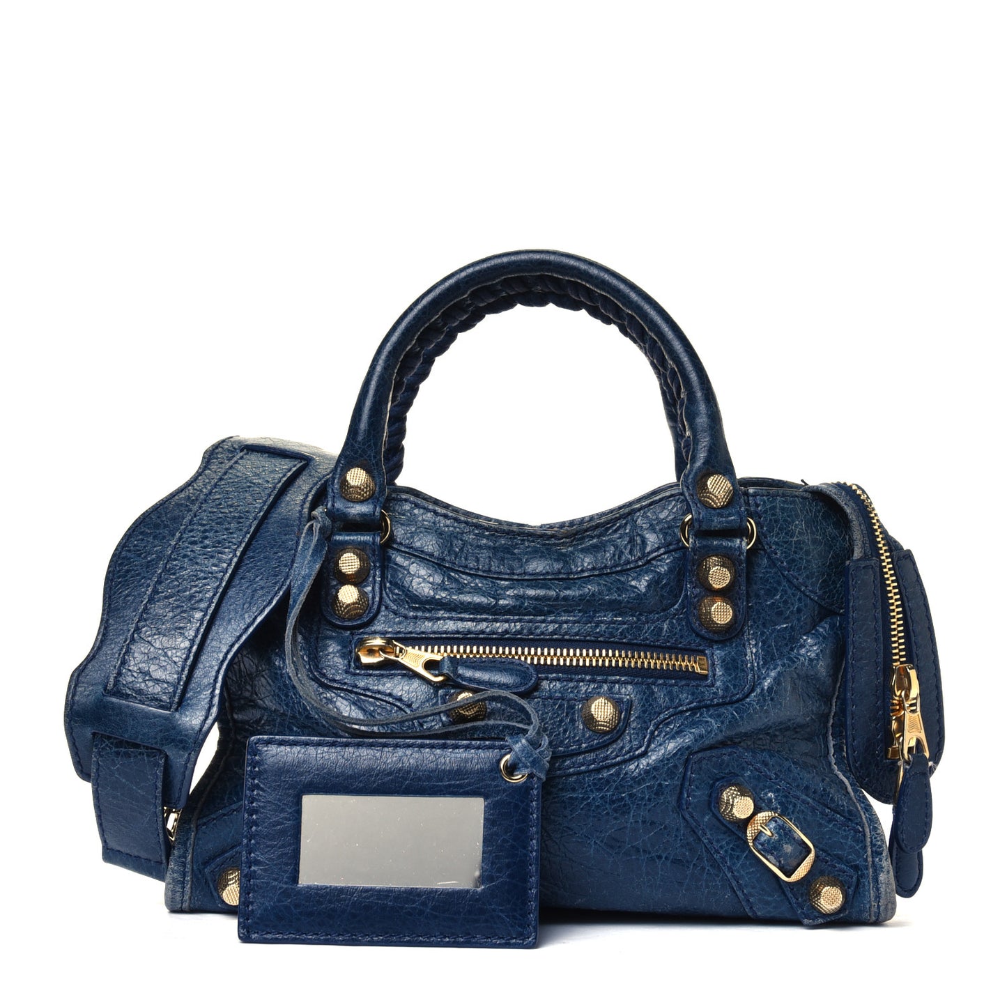 Agneau Giant 12 Gold Hardware Mini City Bleu Mineral
