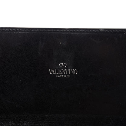 Valentino Garavani Patent Crystal Flap Wallet Black 8 of 10