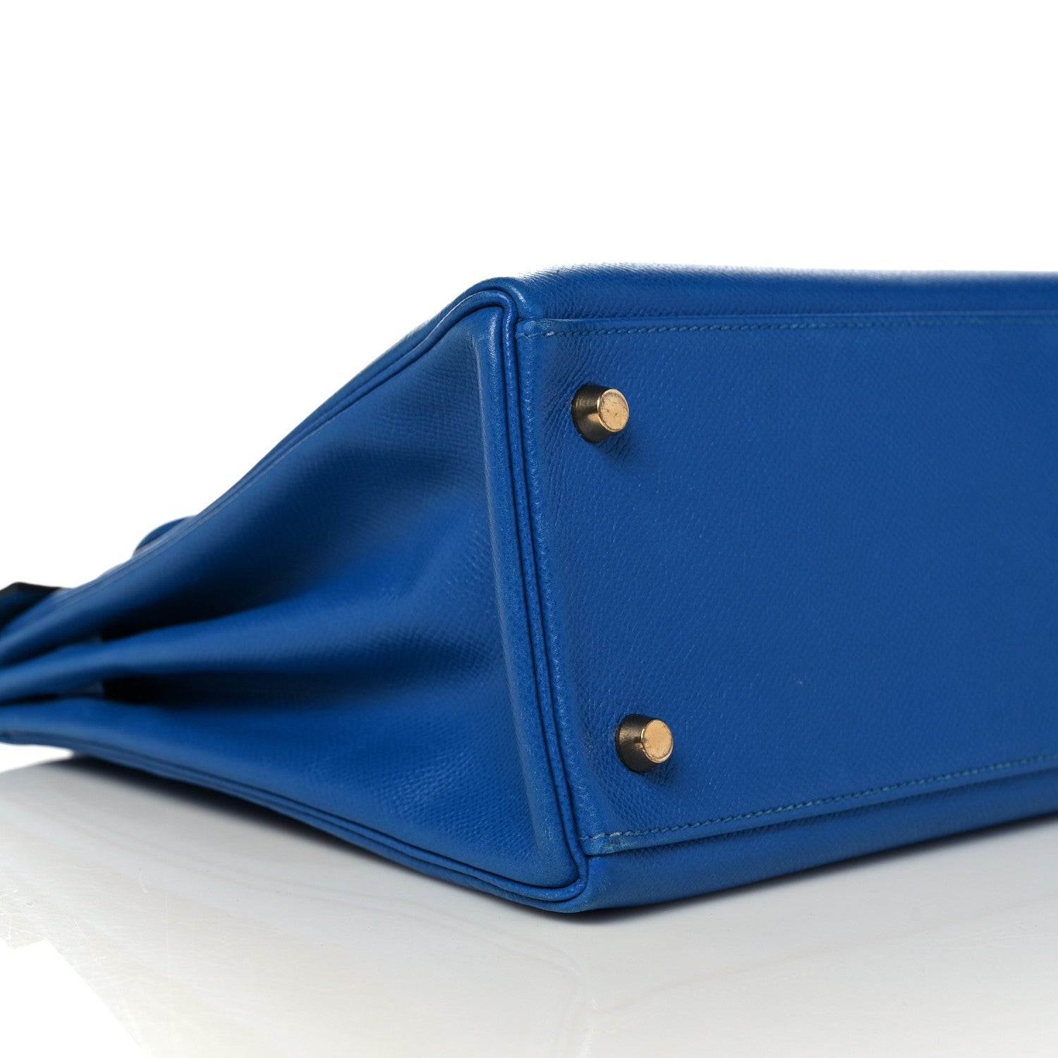 Hermes Courchevel Kelly Retourne 32 Bleu France 7 of 40