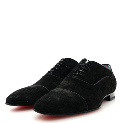 Christian Louboutin Veau Velours Mens Greggy Chick Loafers 43 Black 3 of 7