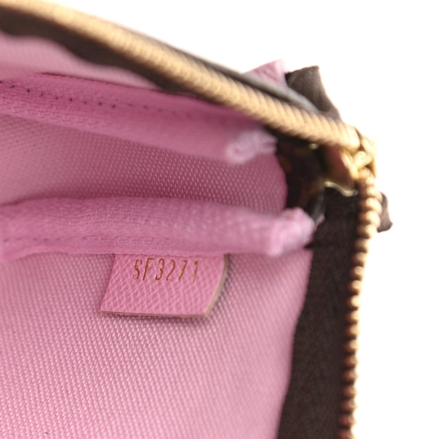 Monogram 2021 Christmas Animation Japanese Garden Mini Pochette Accessories Wisteria Pink