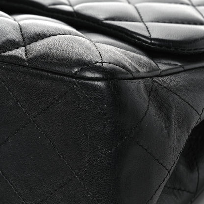 Chanel Lambskin Quilted Jumbo Single Flap Black 8 of 8