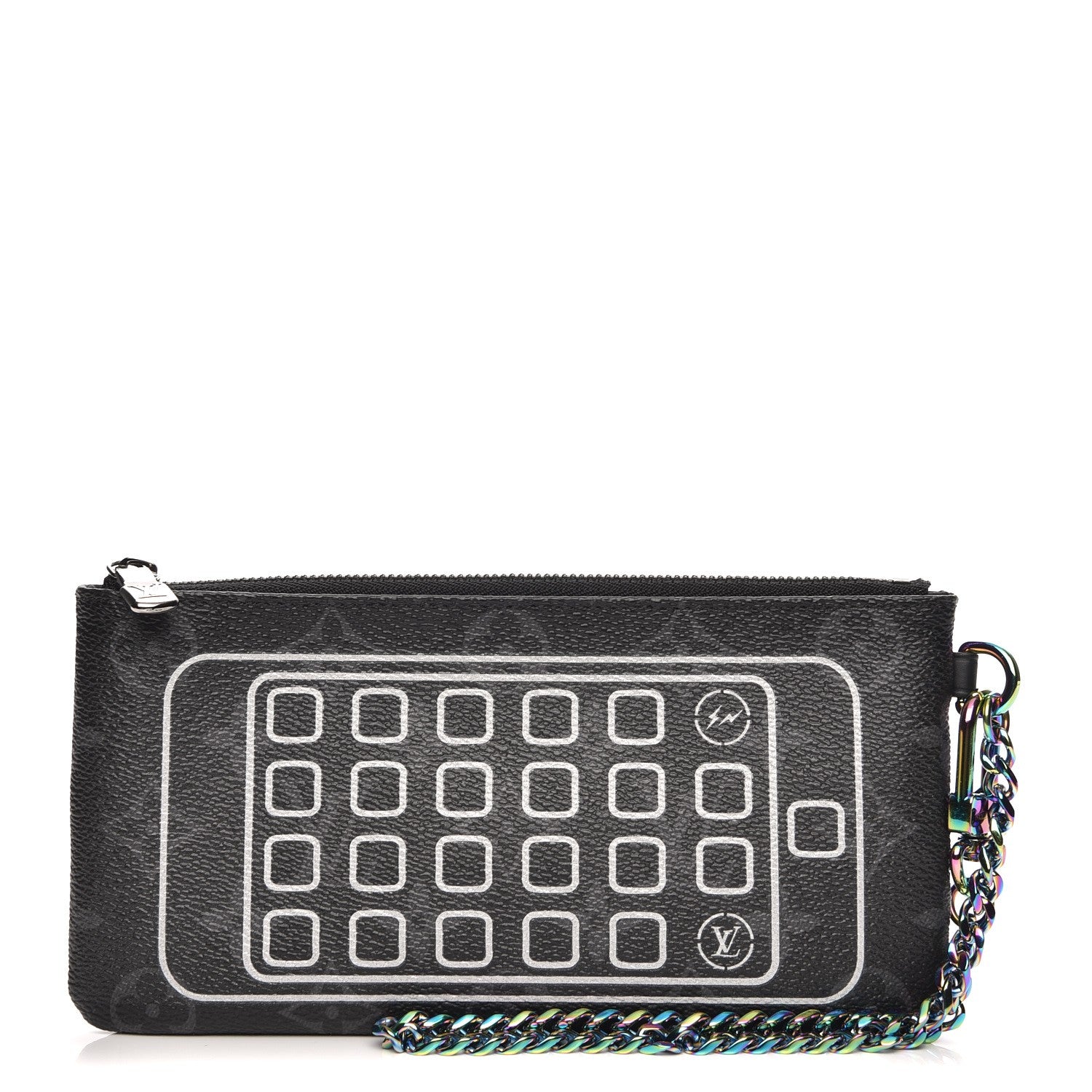 Louis Vuitton Monogram Eclipse Flash Fragment IPhone Pouch 1 of 8