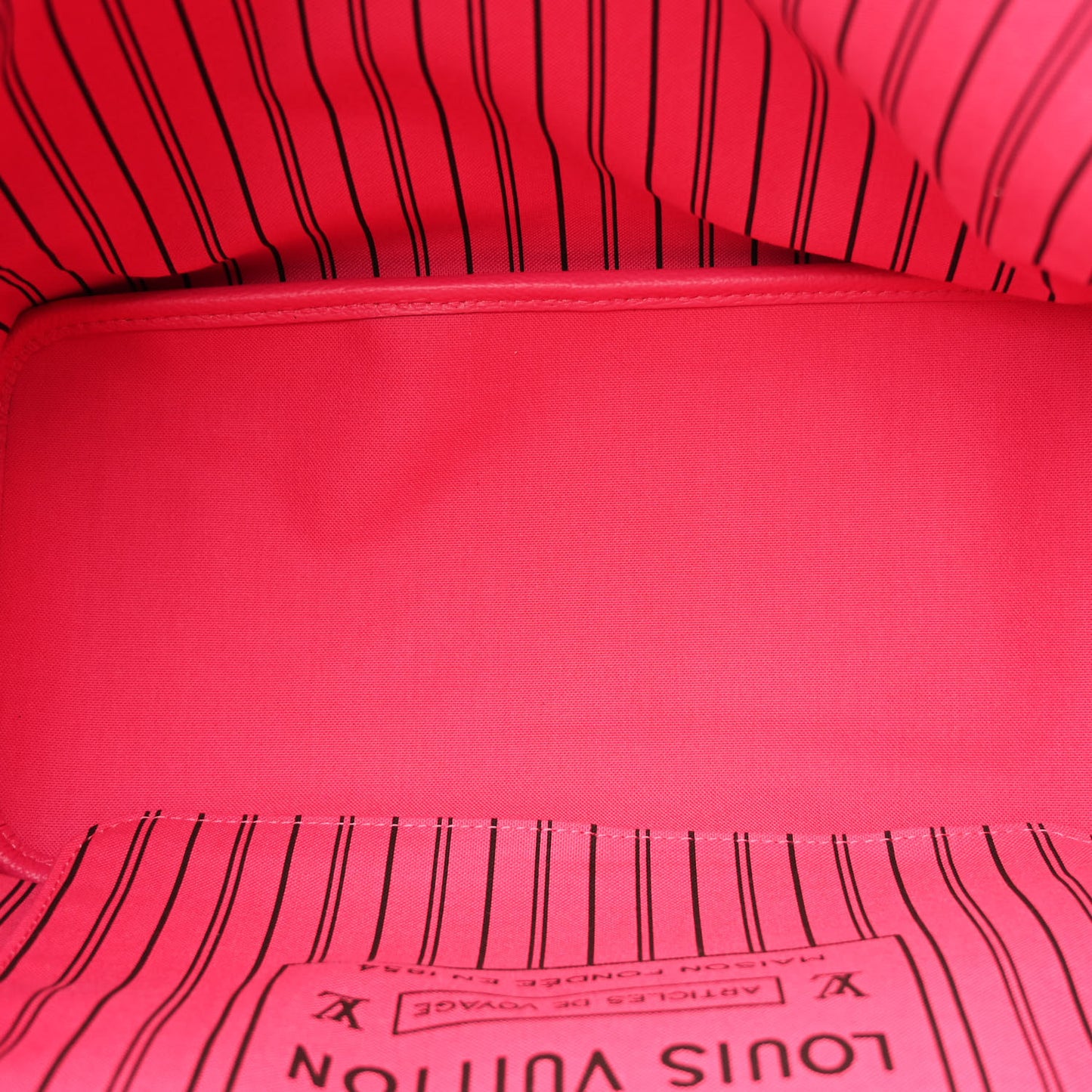 Monogram Inside Out Neverfull Bandouliere MM Rose Pondichery