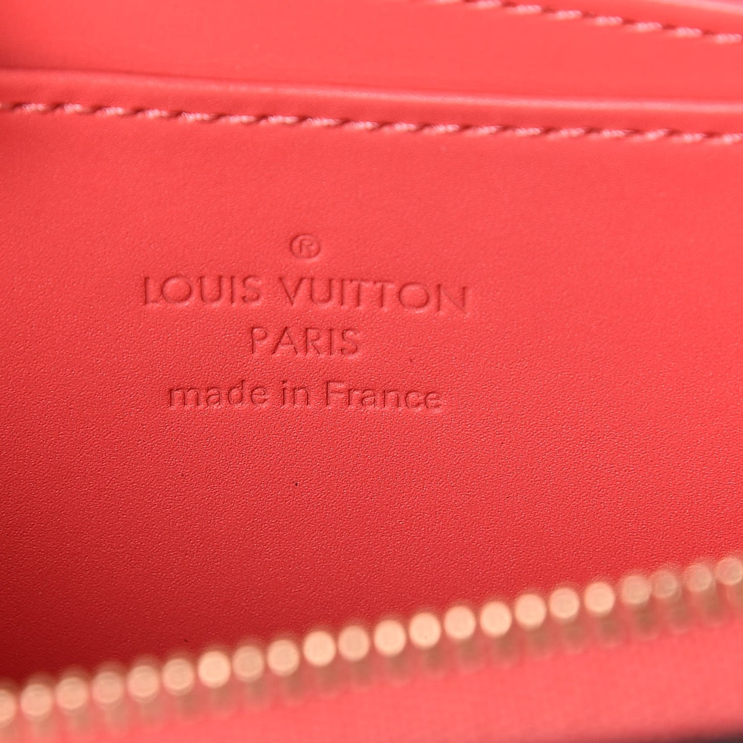 Vernis Zippy Coin Purse Rose Litchi