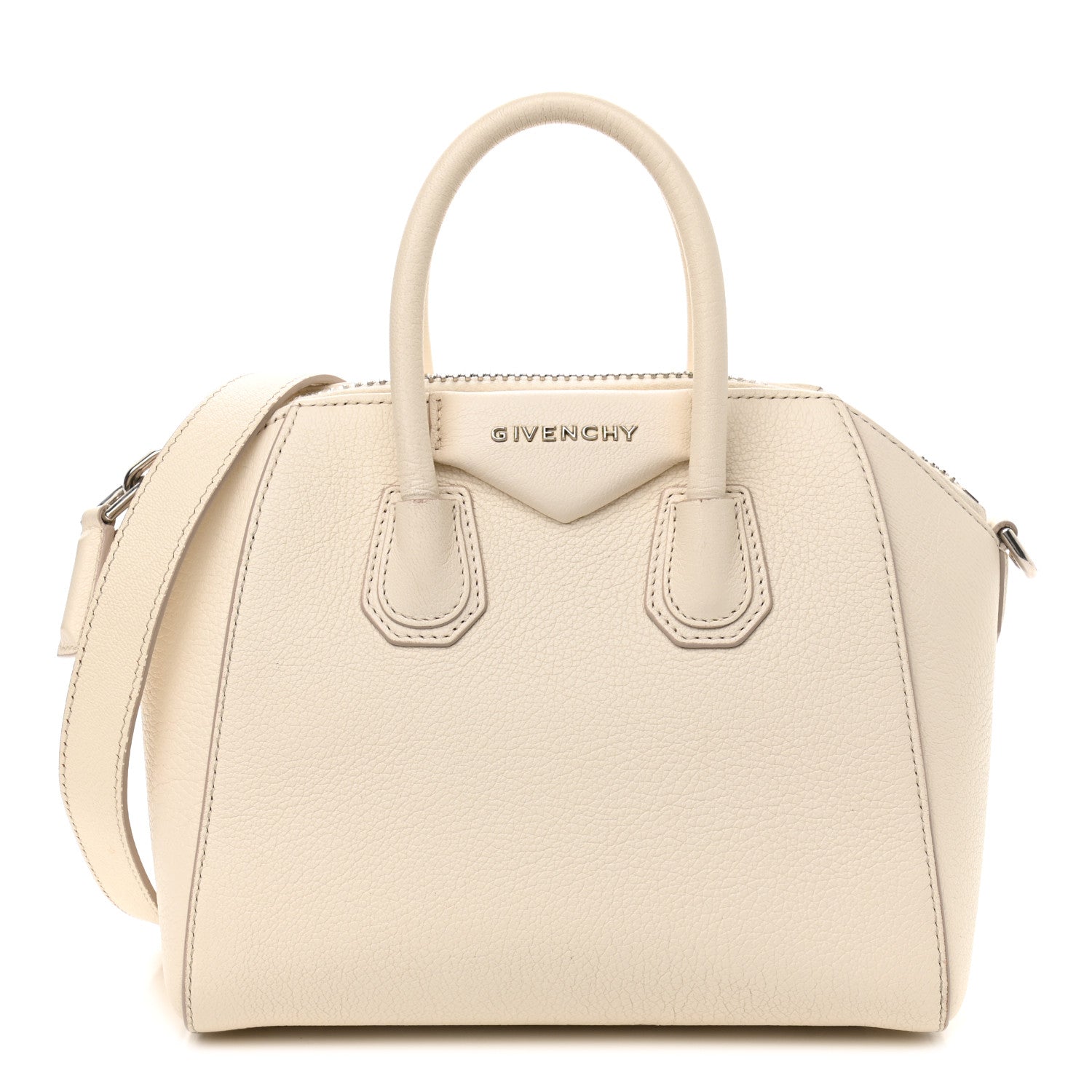 Givenchy Sugar Goatskin Mini Antigona Off White 1 of 17