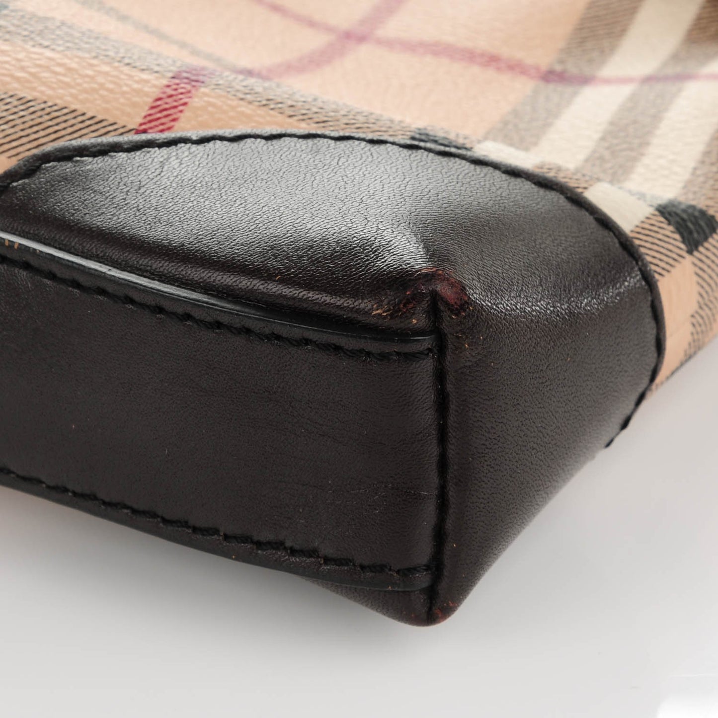 Haymarket Check Smithfield Clutch Chocolate