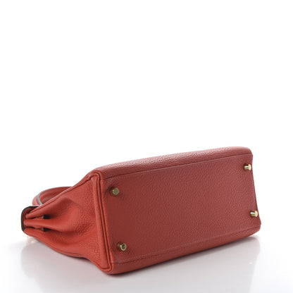 Hermes Togo Kelly Retourne 28 Rose Jaipur 4 of 10