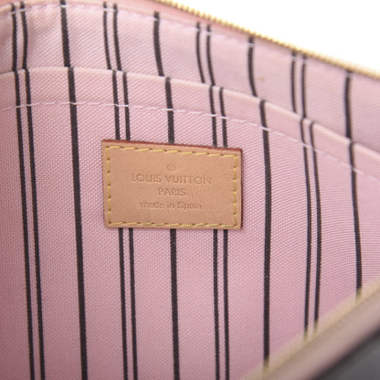 Louis Vuitton Monogram Neverfull MM GM Pochette Rose Ballerine 6 of 11