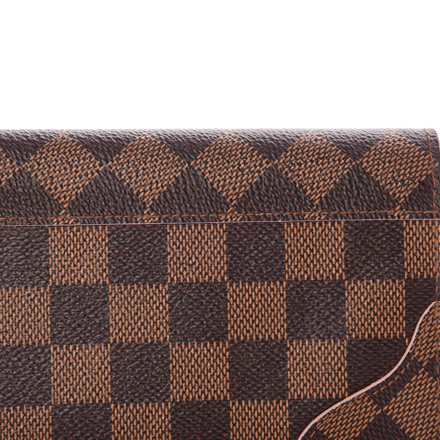 Louis Vuitton Damier Ebene Caissa Wallet Rose Ballerine 8 of 11