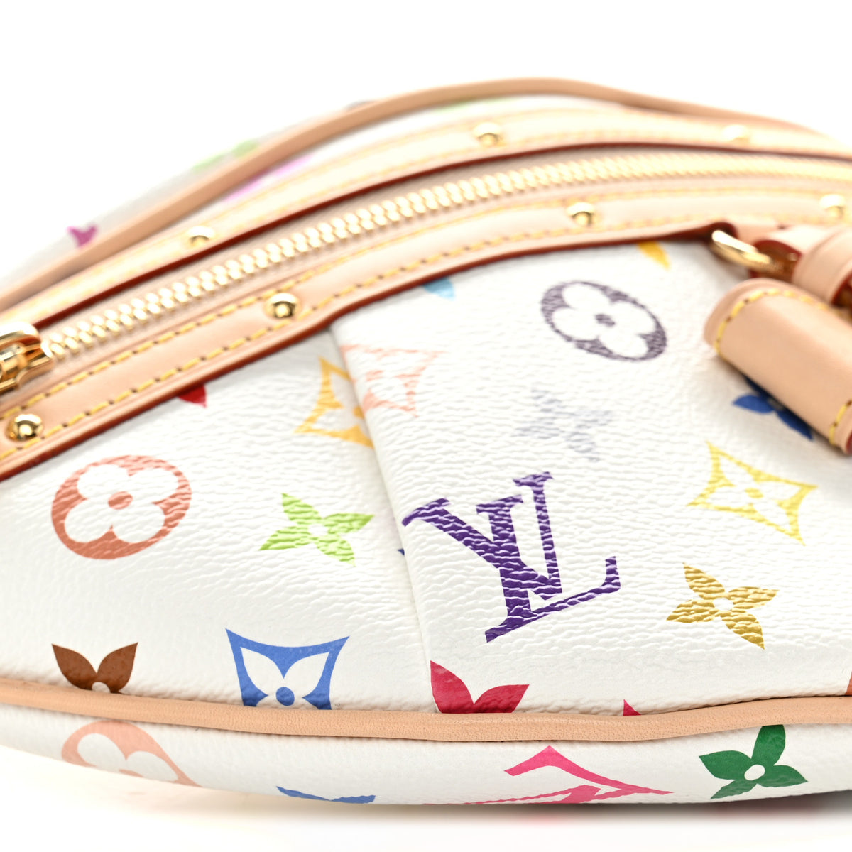 Louis Vuitton LV X TM Monogram Multicolor High Rise Bumbag White 8 of 10