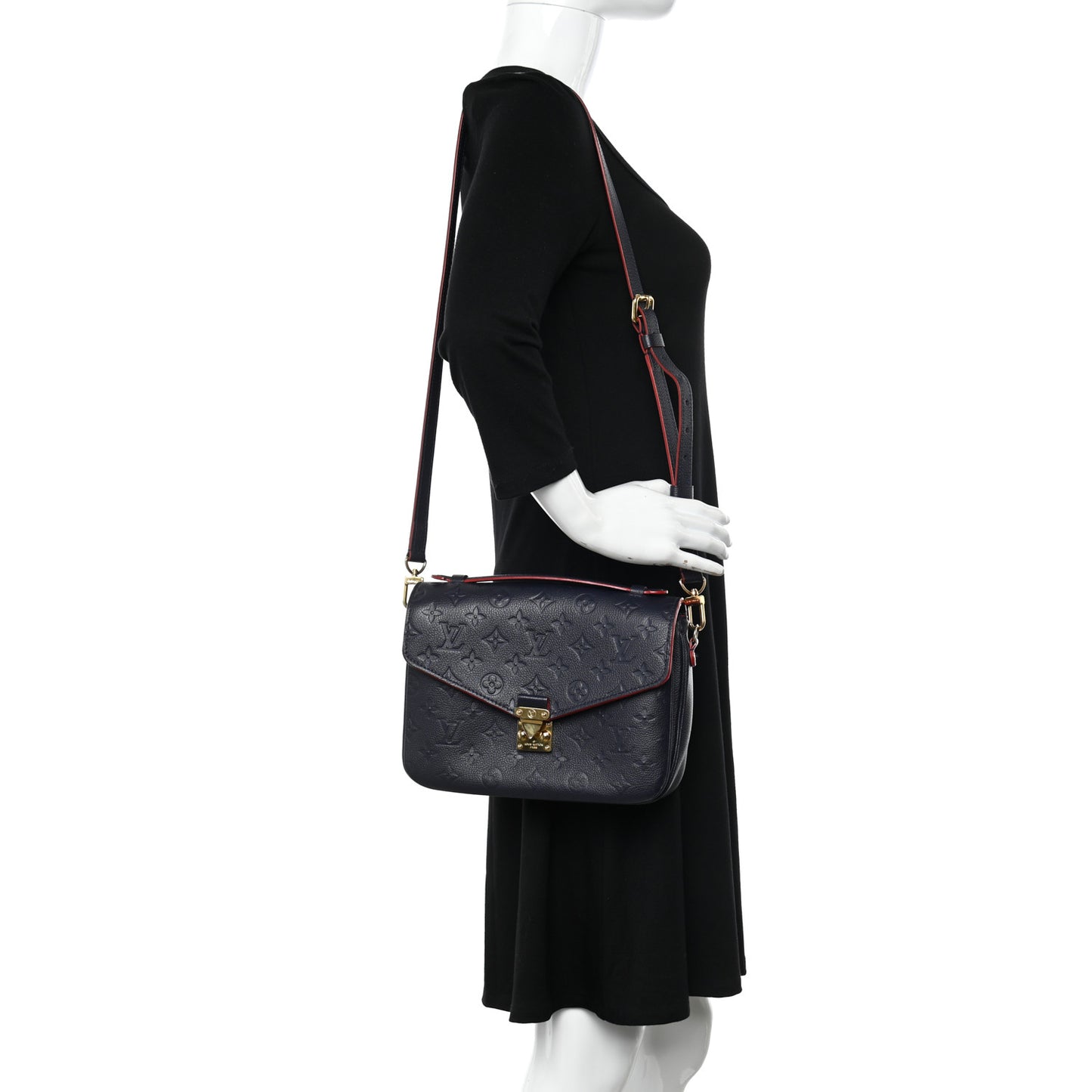 Empreinte Pochette Metis Marine Rouge