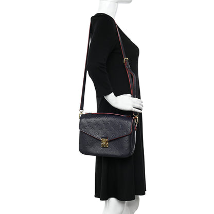 Louis Vuitton Empreinte Pochette Metis Marine Rouge 3 of 10