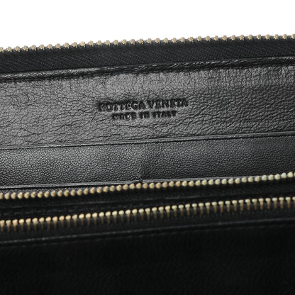 Bottega Veneta Nappa Intrecciato Zip Around Chain Wallet Nero Black 6 of 10
