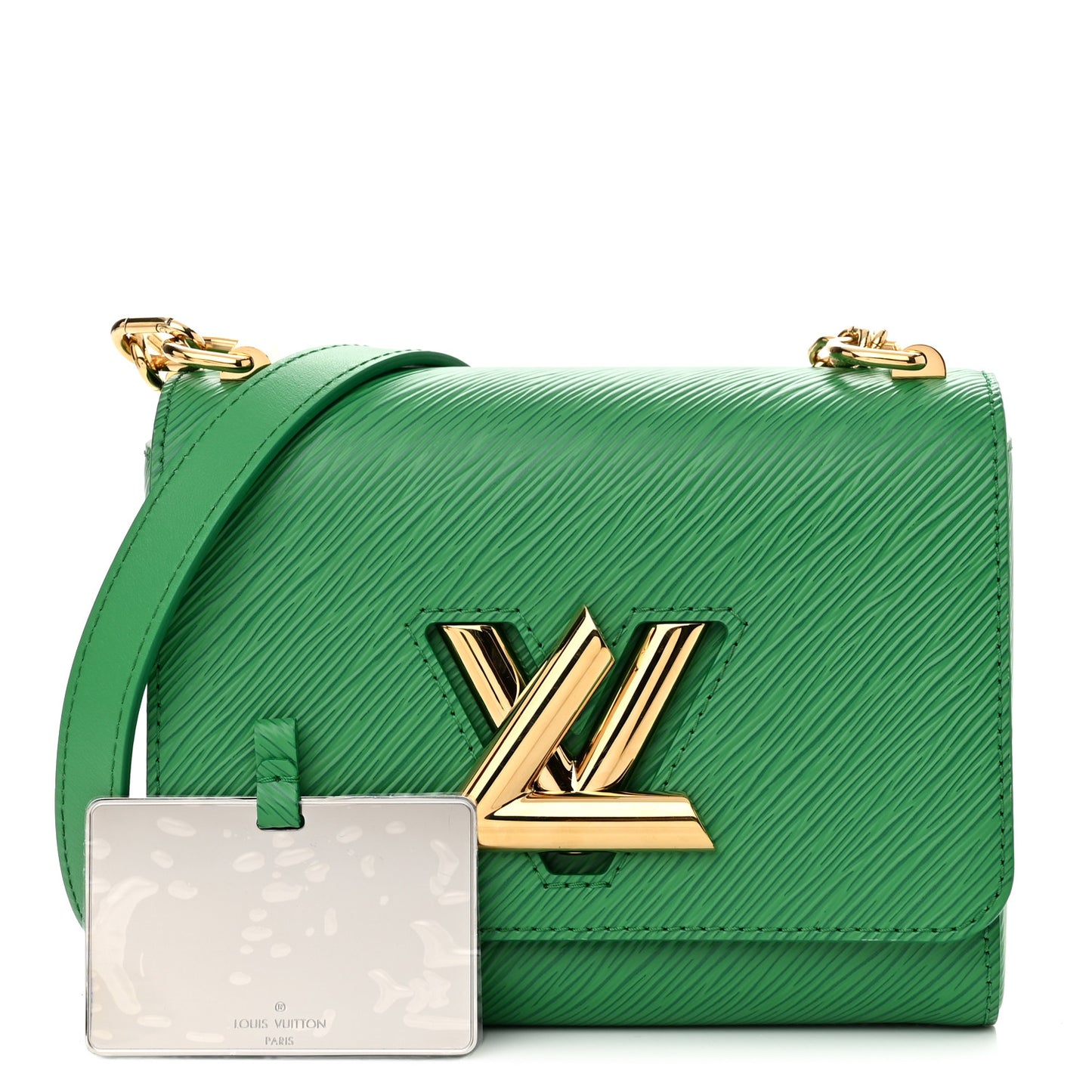 Epi Twist Shoulder Bag PM Serpentine Green