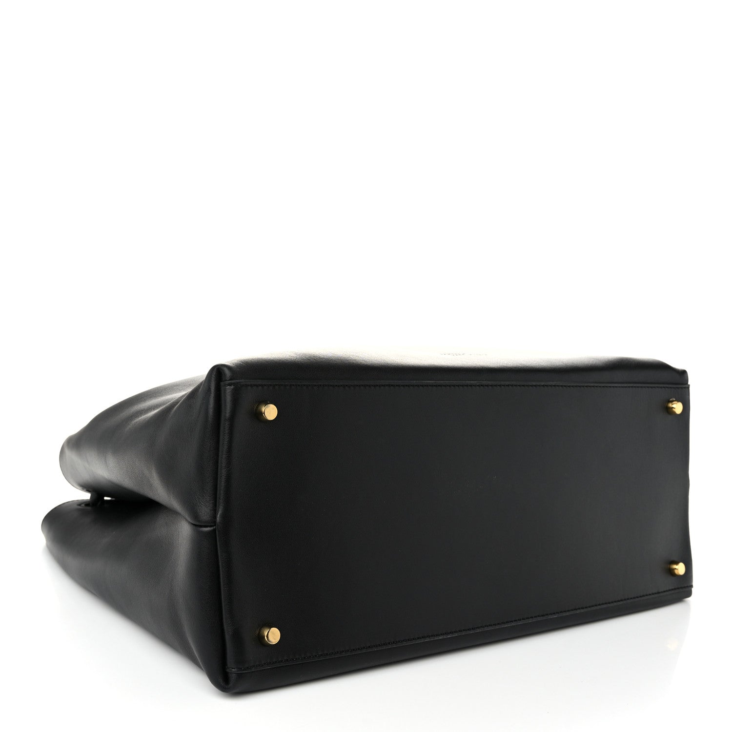 Bottega Veneta Silky Calfskin Large Andiamo Shoulder Bag Black 4 of 9