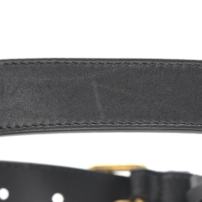 Gucci Calfskin Matelasse GG Marmont Belt Bag 85 34 Black 12 of 13
