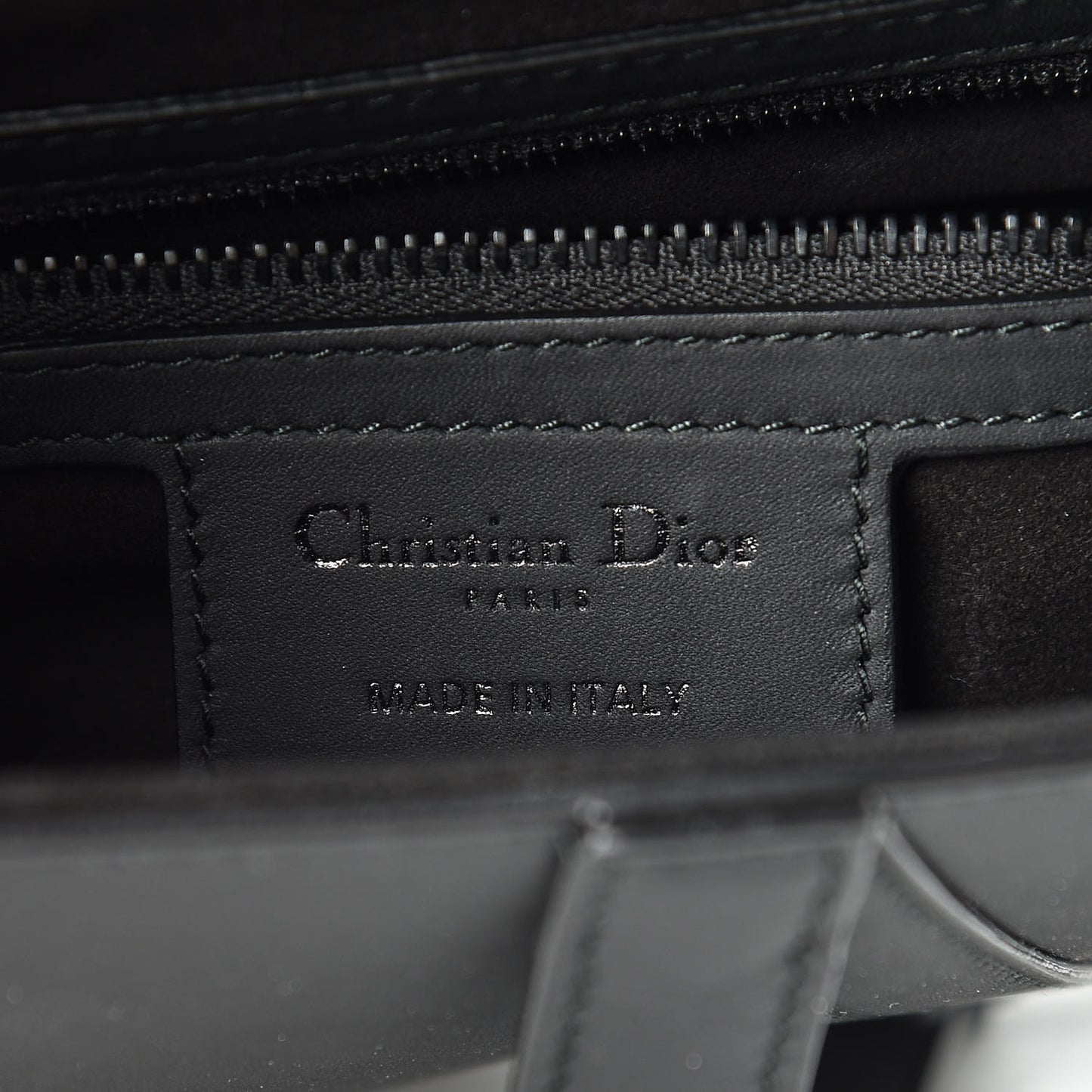 Ultra Matte Calfskin Saddle Bag Black
