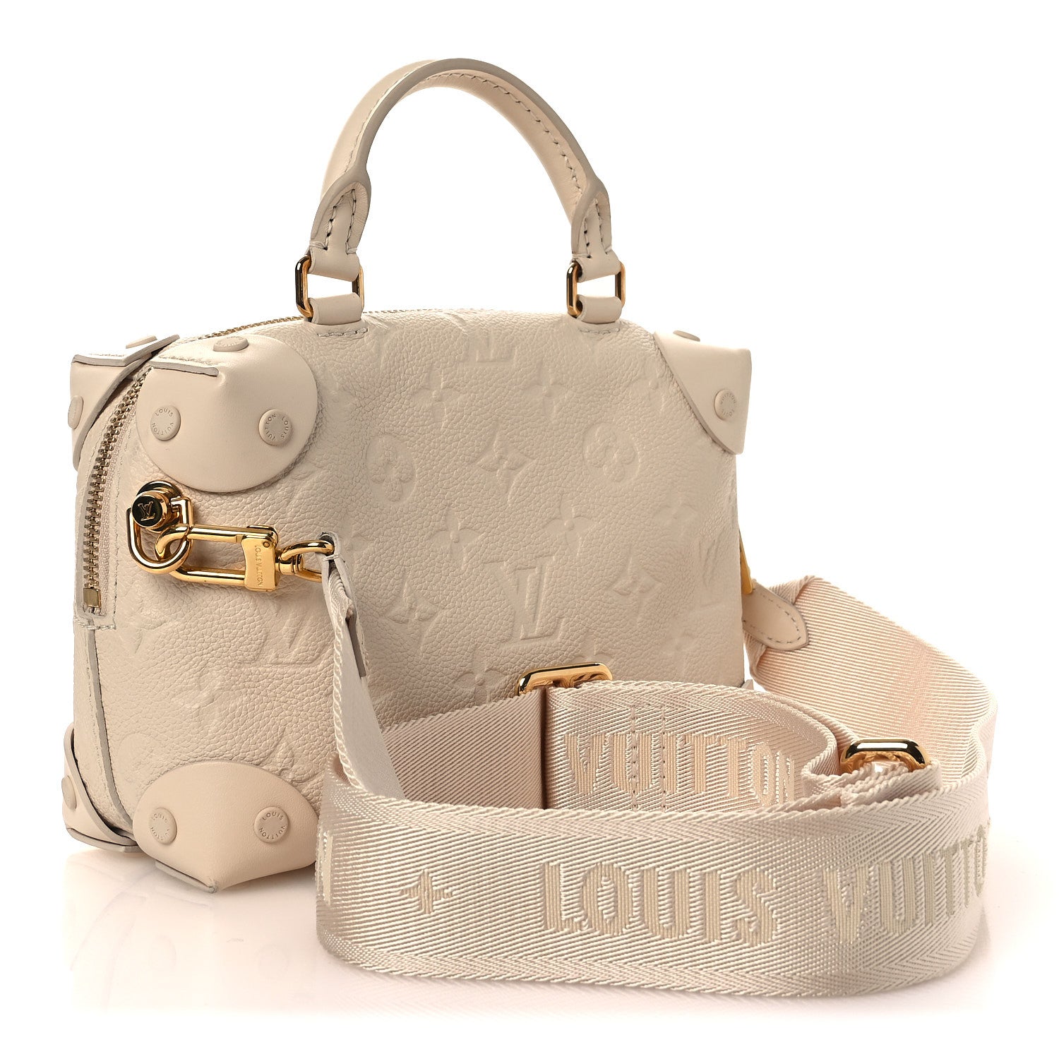 Louis Vuitton Empreinte Petite Malle Souple New Creme 3 of 12