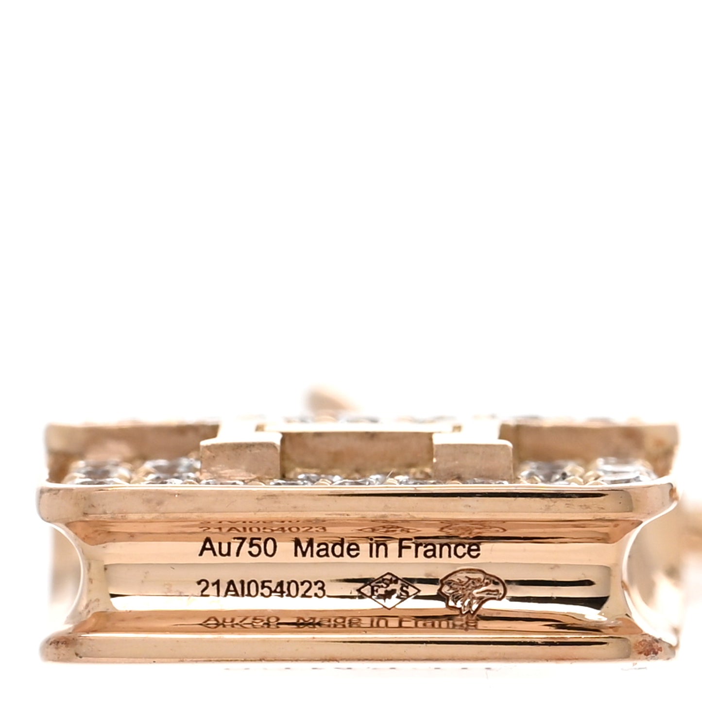 18K Rose Gold Diamond Constance Amulettes Pendant Necklace