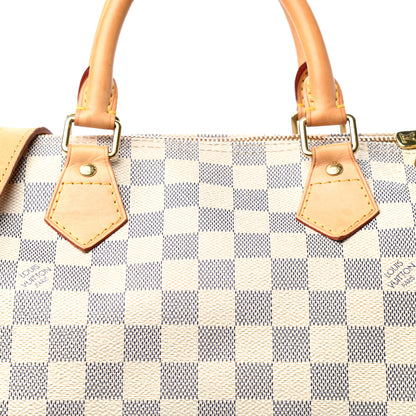 Louis Vuitton Damier Azur Speedy Bandouliere 30 9 of 9