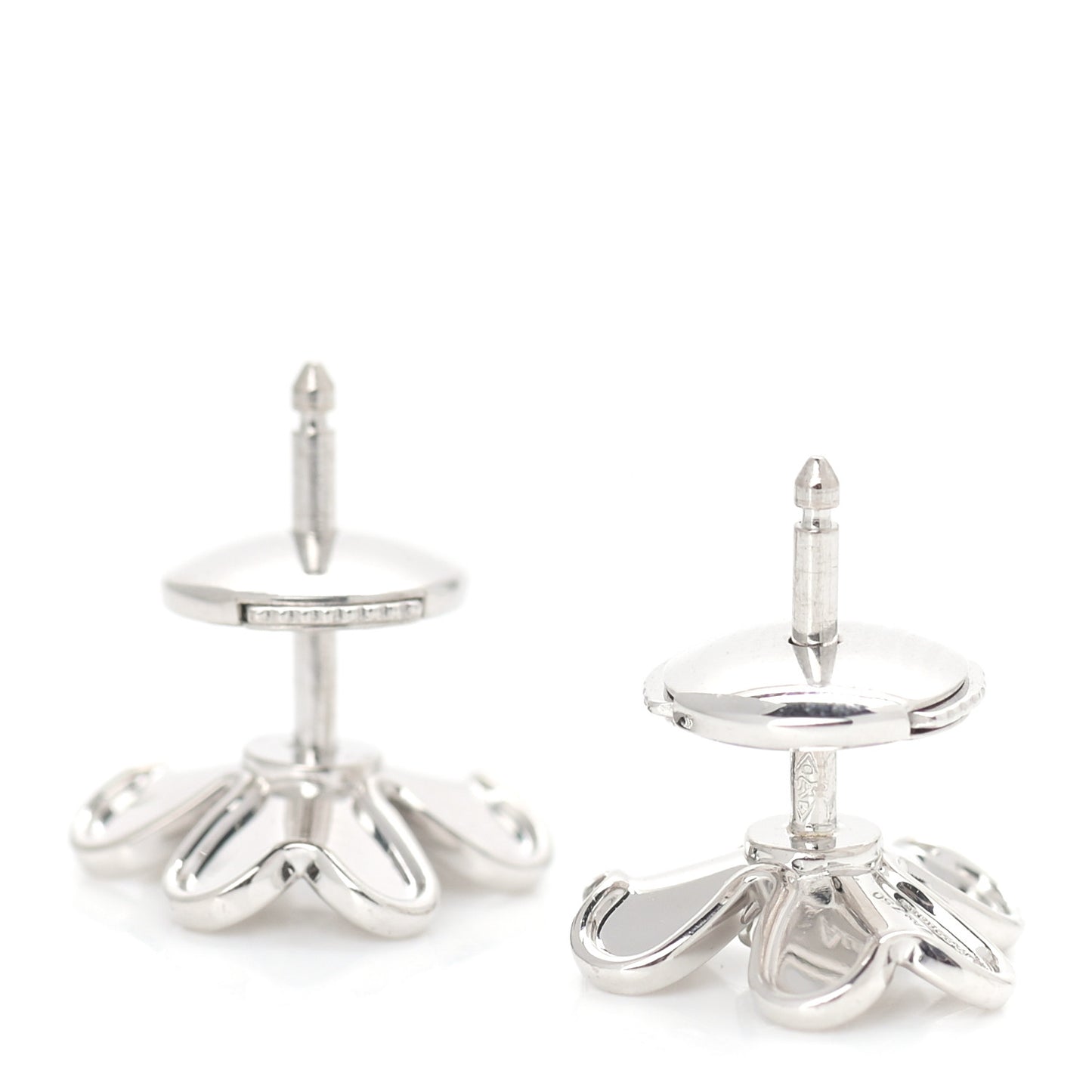 18K White Gold Diamond Mini Frivole Earrings