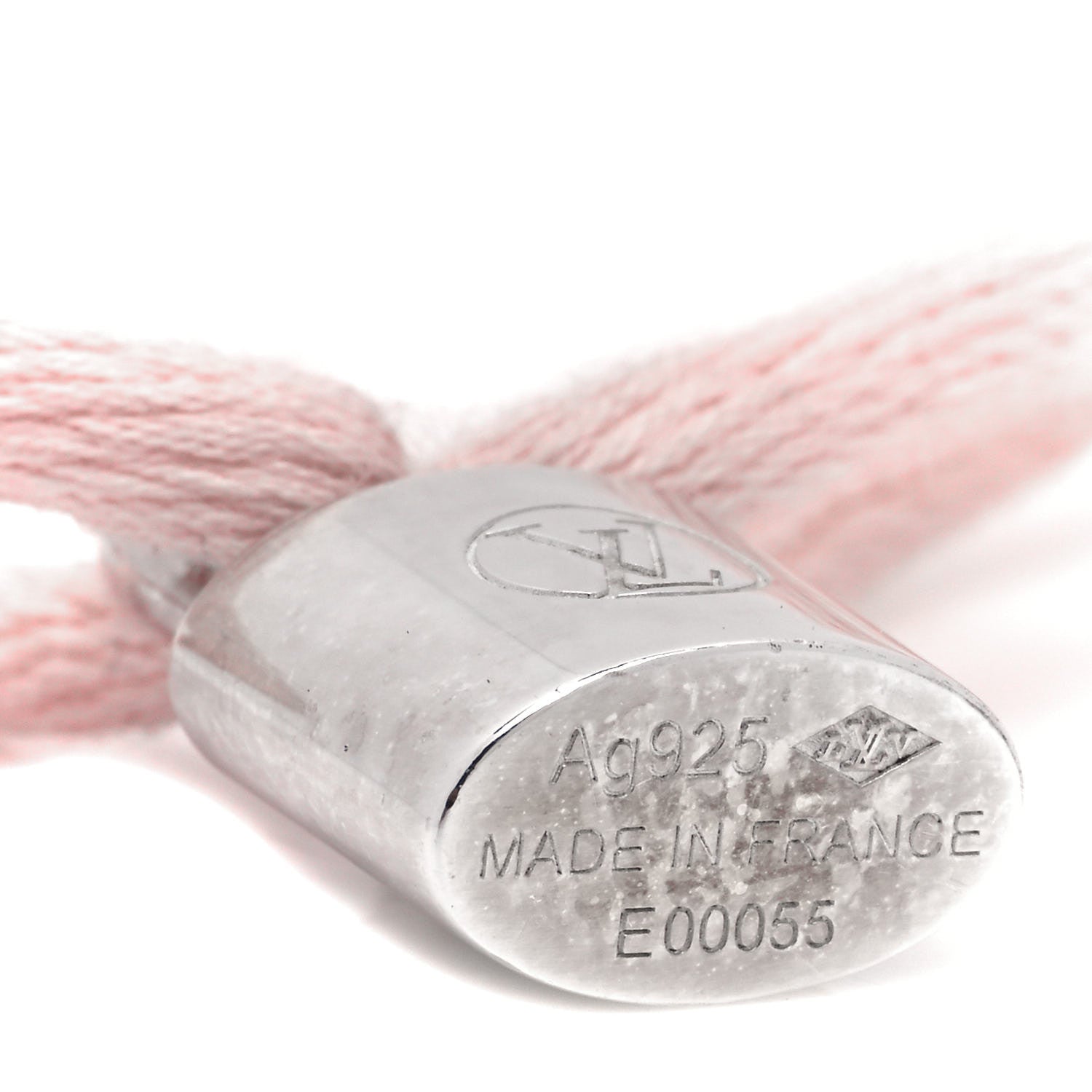 Louis Vuitton X UNICEF Sterling Silver Lockit Bracelet Light Pink 4 of 4