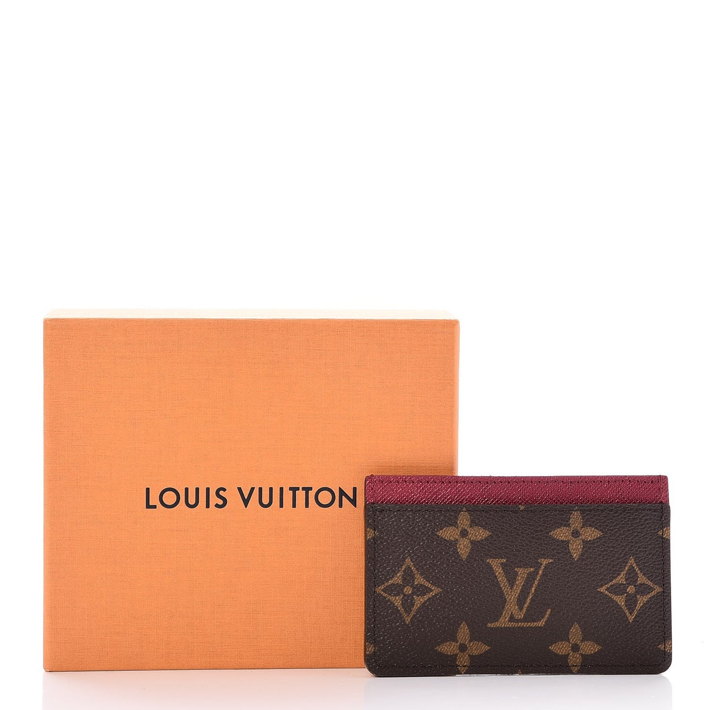 Monogram Card Holder Fuchsia