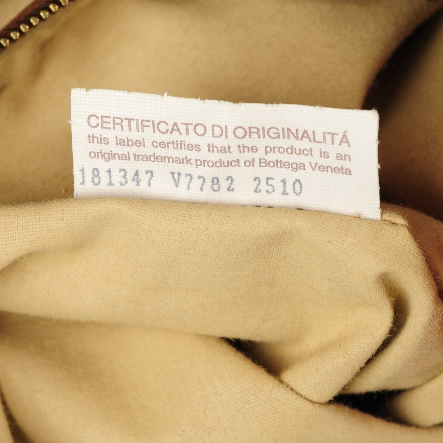 Nappa Intrecciato Pyramid Hobo Chestnut