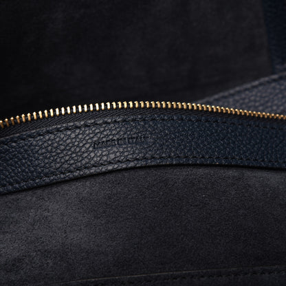 Celine Soft Grained Calfskin Small Belt Cabas Phantom Navy 7 of 9