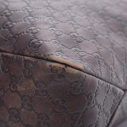 Gucci Guccissima Large Horsebit Chain Hobo Chocolate 10 of 20