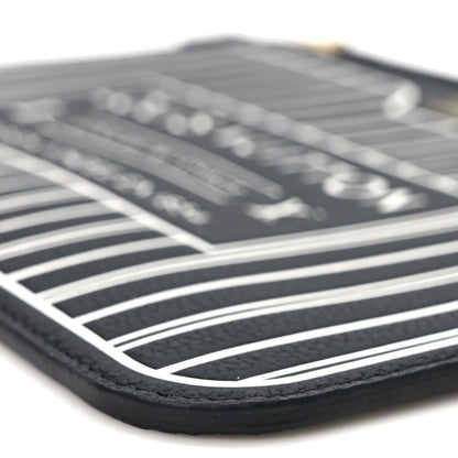 Louis Vuitton Calfskin Neverfull Inside Out MM Pochette Black 6 of 6