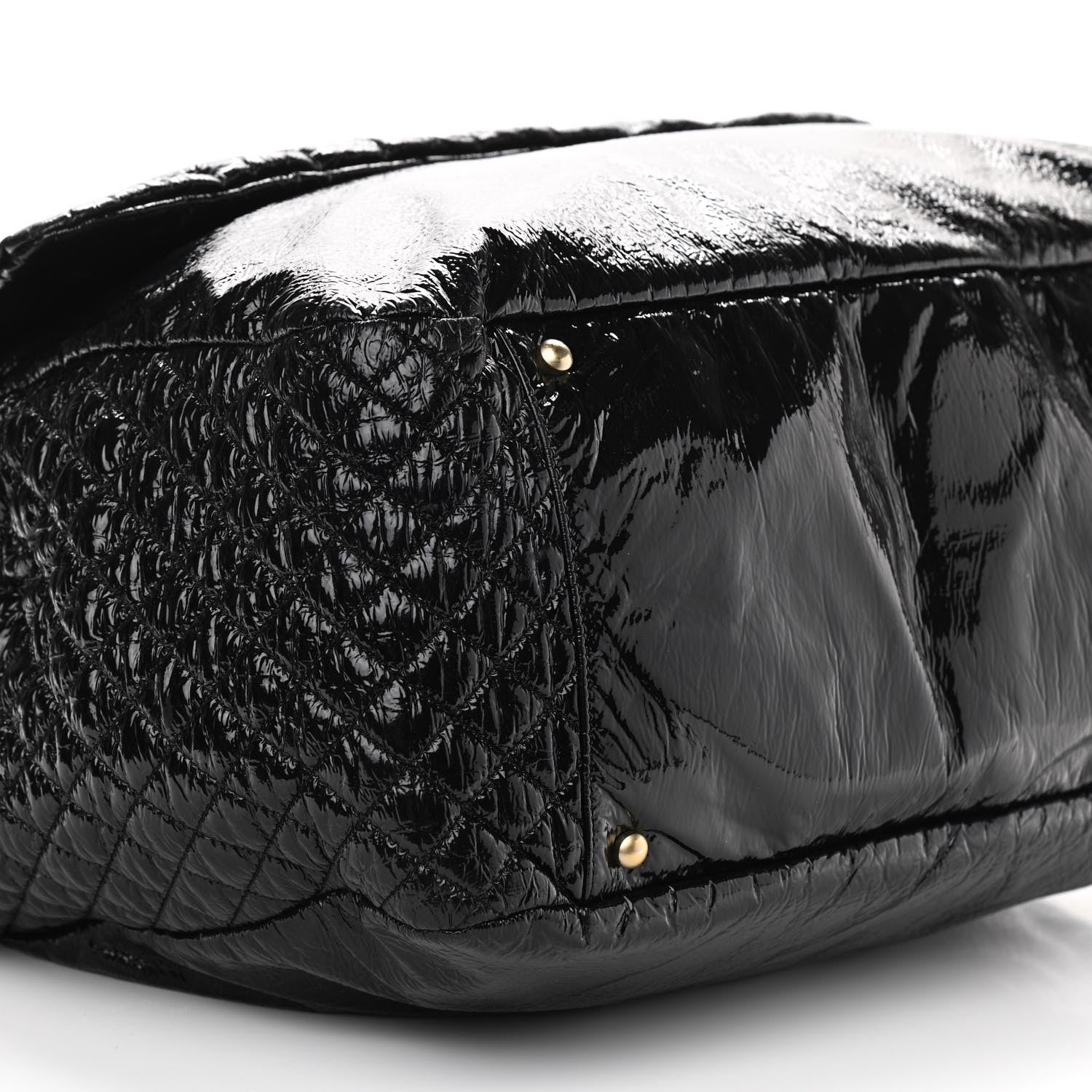 Chanel Vinyl XXL Rock and Chain Flap Black 9 of 11