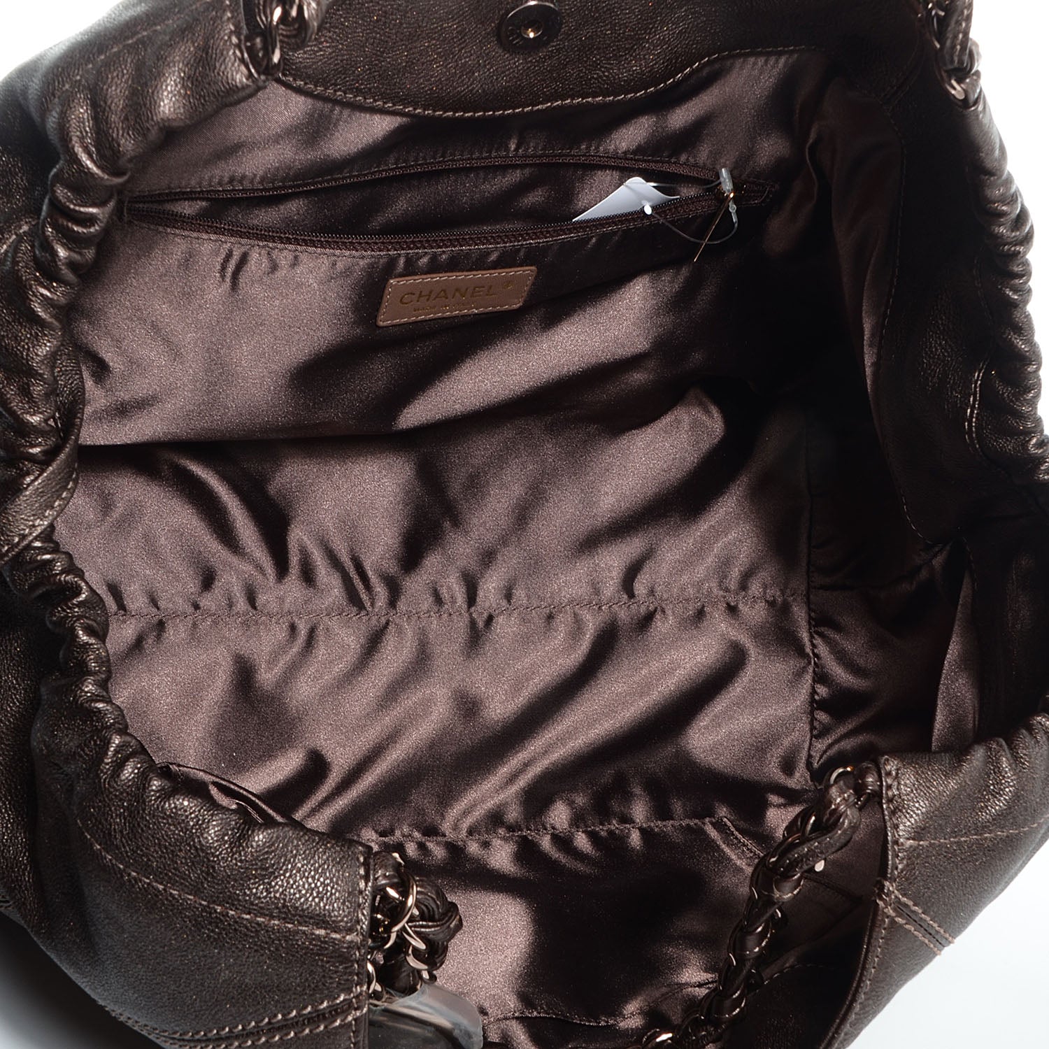Chanel Calfskin Baby Coco Cabas Bronze 6 of 8