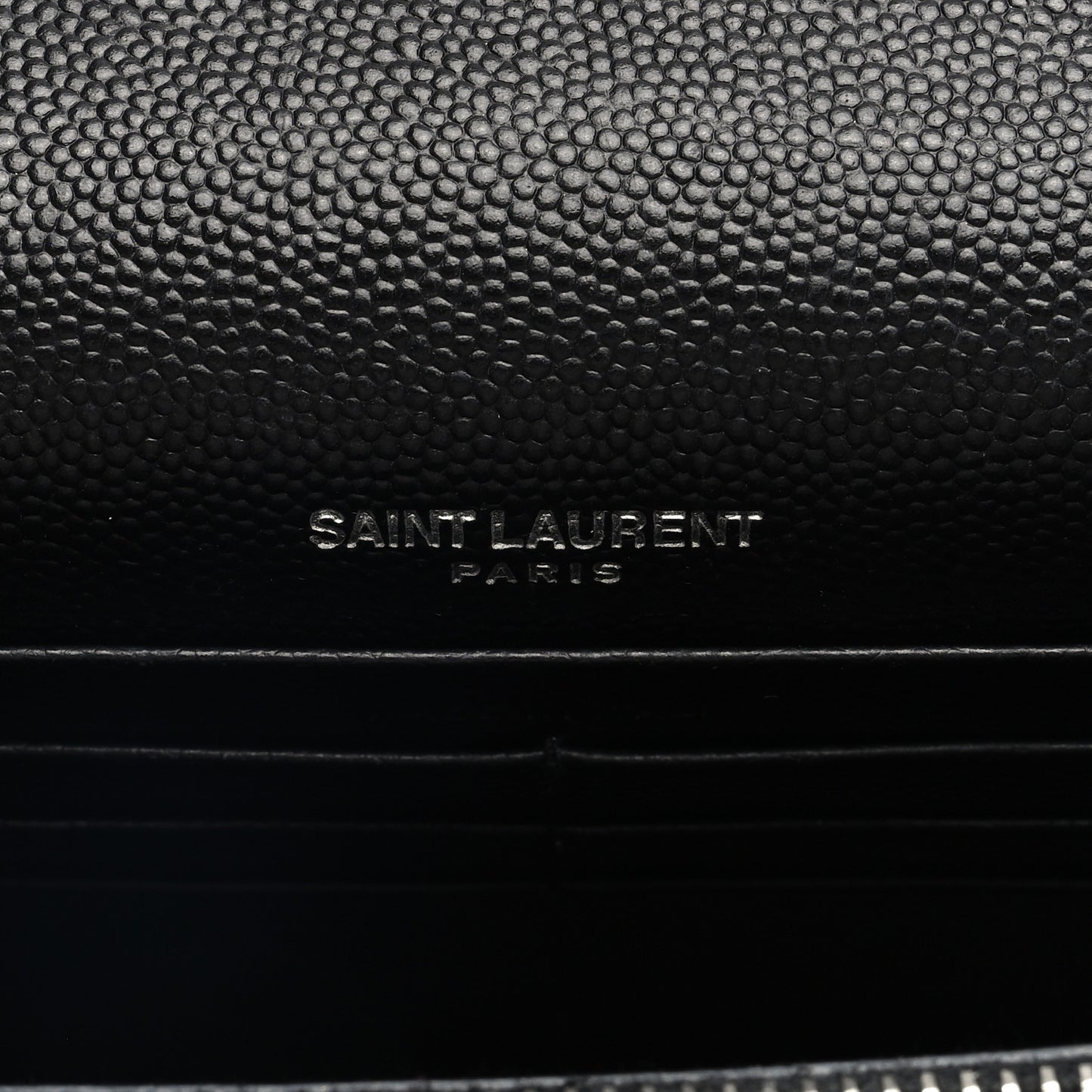 Grain De Poudre Classic Monogram Kate Tassel Chain Wallet Black