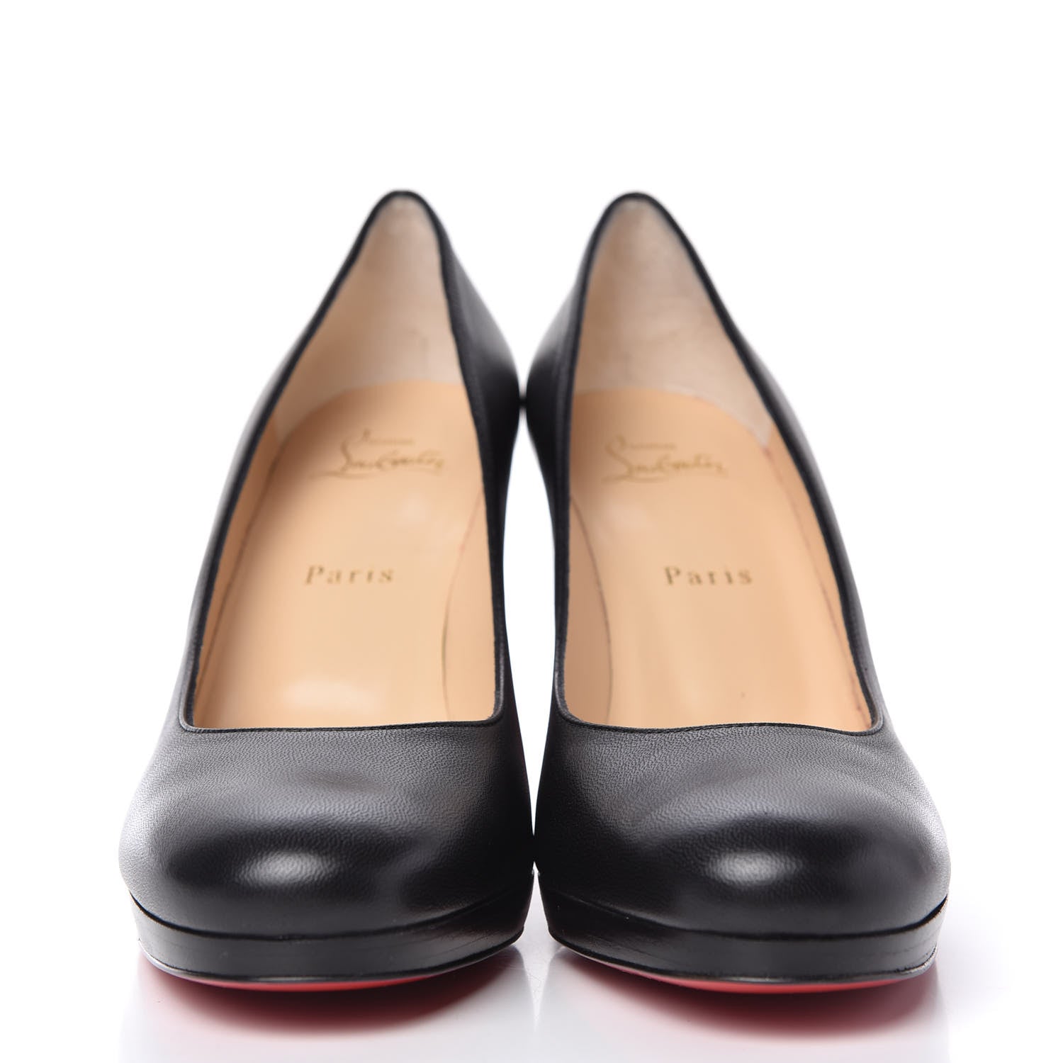 Christian Louboutin Nappa Kabetts 100 Pumps 39.5 Black Lucido 2 of 8