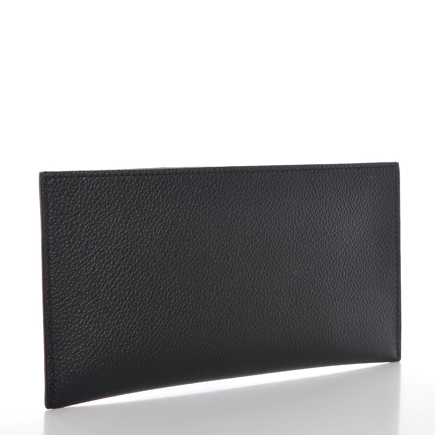 Calfskin Felicie Chain Wallet Card Holder Insert Black